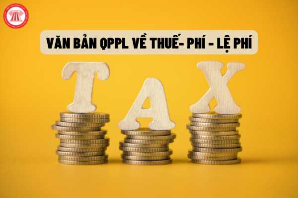 Văn Bản Pháp Luật Thuế